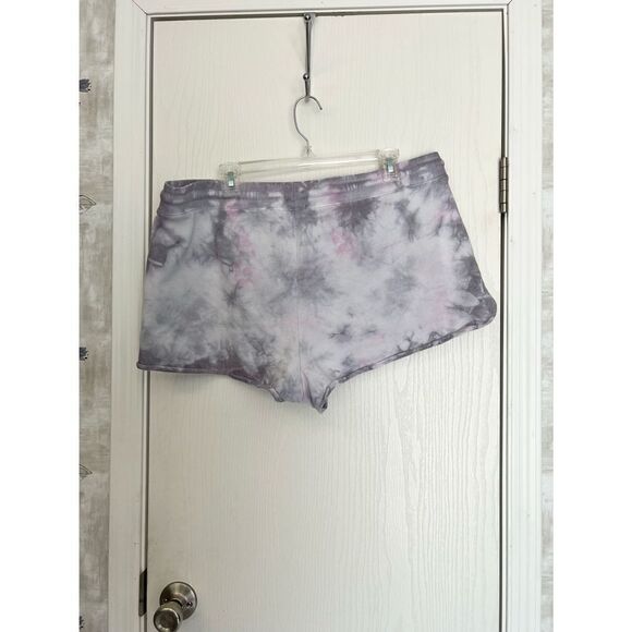 Colsie Tie Dye Fleece Shorts - Picture 1 of 3